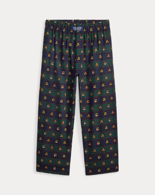 Club-Print Twill Sleep Pant