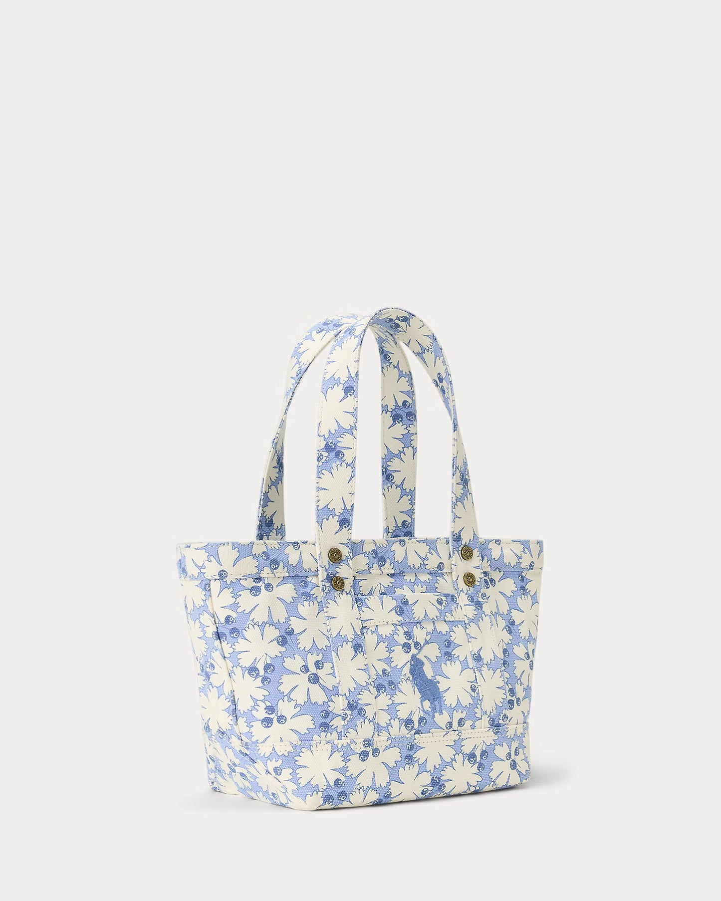 Floral Big Pony Canvas Mini Tote